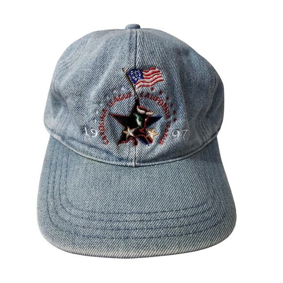 Vintage Denim 1997 Carolina vs California League All Star Baseball HAT - Picture 1 of 9